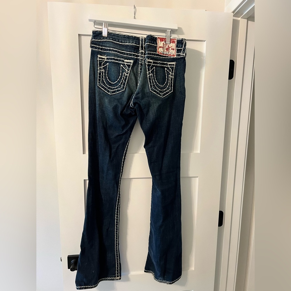 True Religion Flare Jeans - Size 29 (Made in USA) - Bobby Super T - Picture 3 of 10